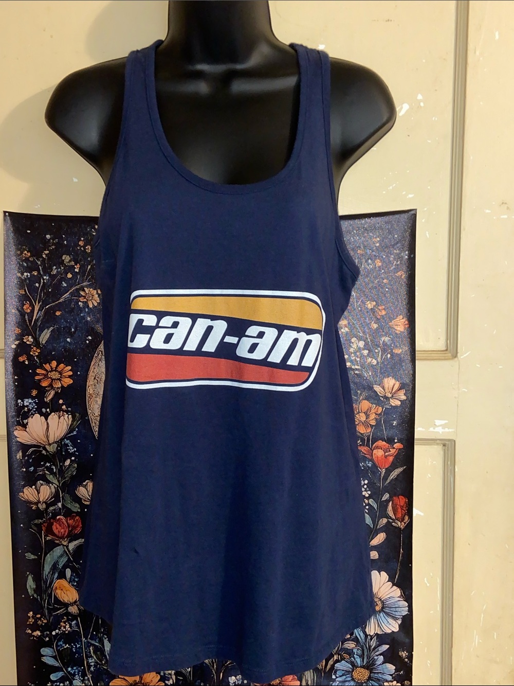 NAVY CAN-AM TANK TOP Women’s Curvy Fit